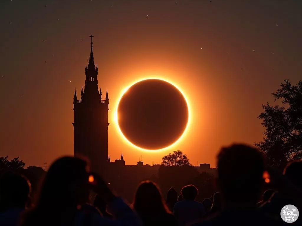 Eclipse solaire totale à vivre en Espagne en 2026