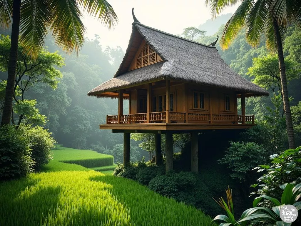 Expérience : dormir dans une maison sur piloti à Bali