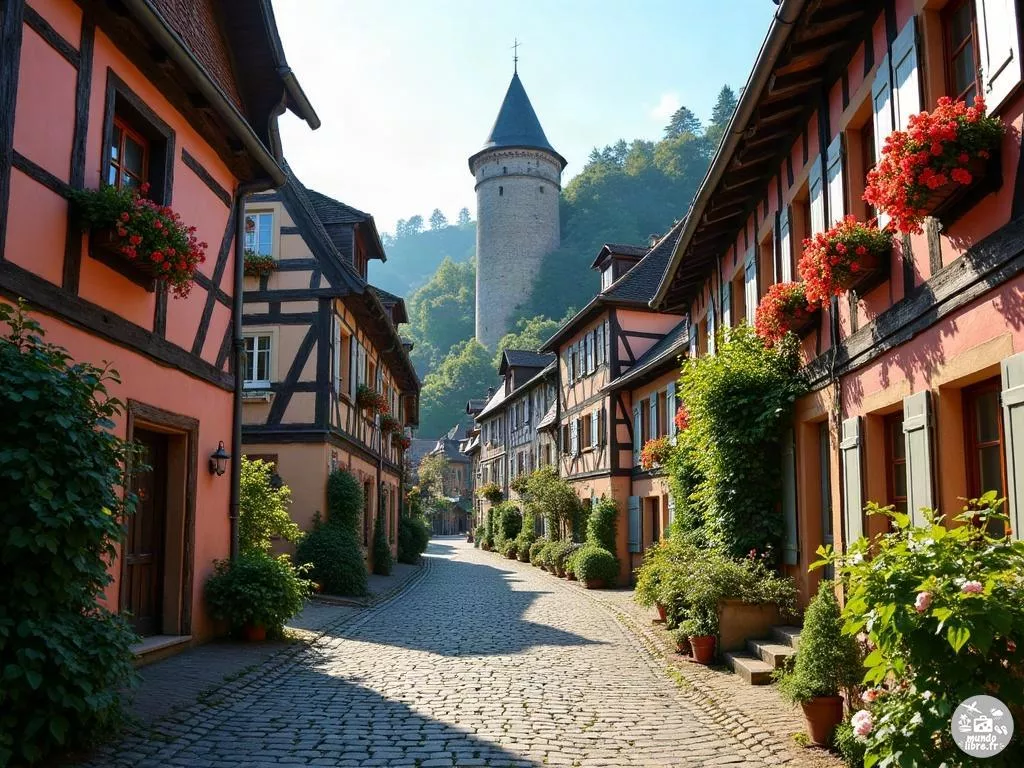 Avec ses maisons à colombages et ses ruelles fleuries, Eguisheim possède un charme alsacien irrésistible