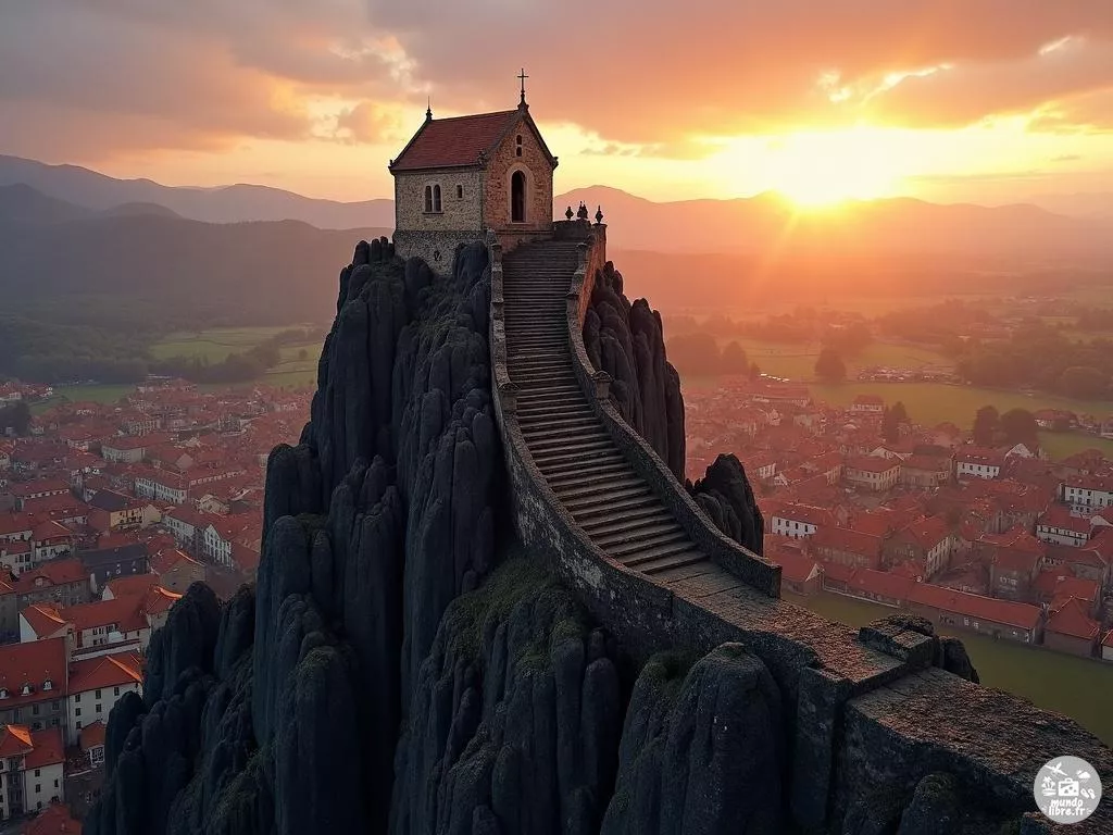Chapelle Saint Michel d’Aiguilhe : visiter ce sanctuaire perché au Puy en Velay