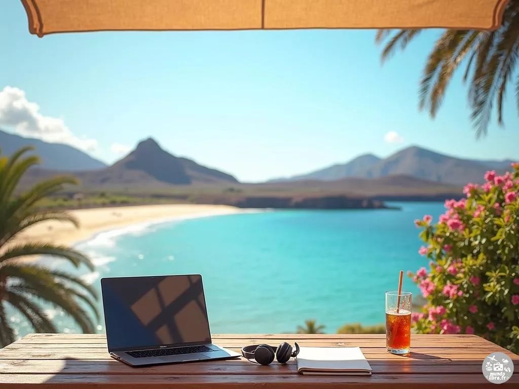 Playa Blanca à Lanzarote : immersion dans un havre pour digital nomads