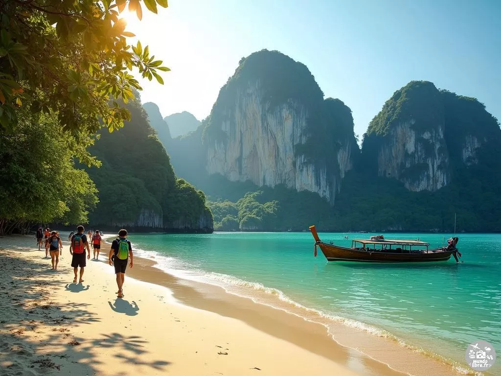 Railay beach : secret des backpackers en quête d’aventure en Thaïlande