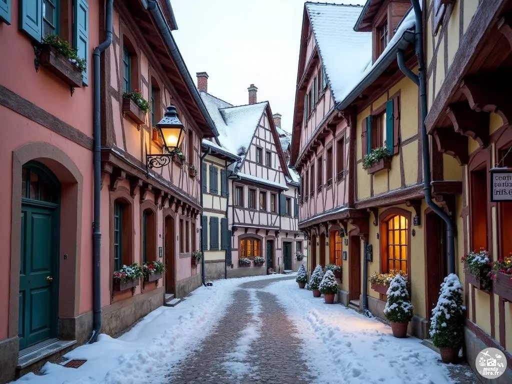 Riquewihr en hiver : l'Alsace médiévale transformée en un conte de fées gelé
