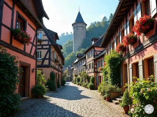 Avec ses maisons à colombages et ses ruelles fleuries, Eguisheim possède un charme alsacien irrésistible