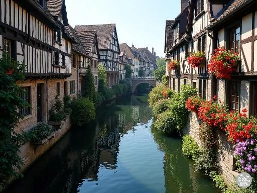 Pont-Audemer, la “Petit Venise normande” aux canaux enchanteurs et maisons fleuries